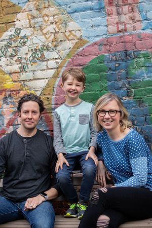 Greg, Connor, and Bridget Mills Photo