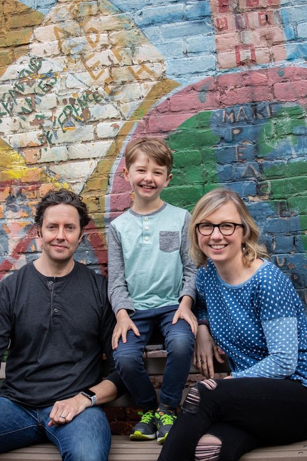 Greg, Connor, and Bridget Mills Photo