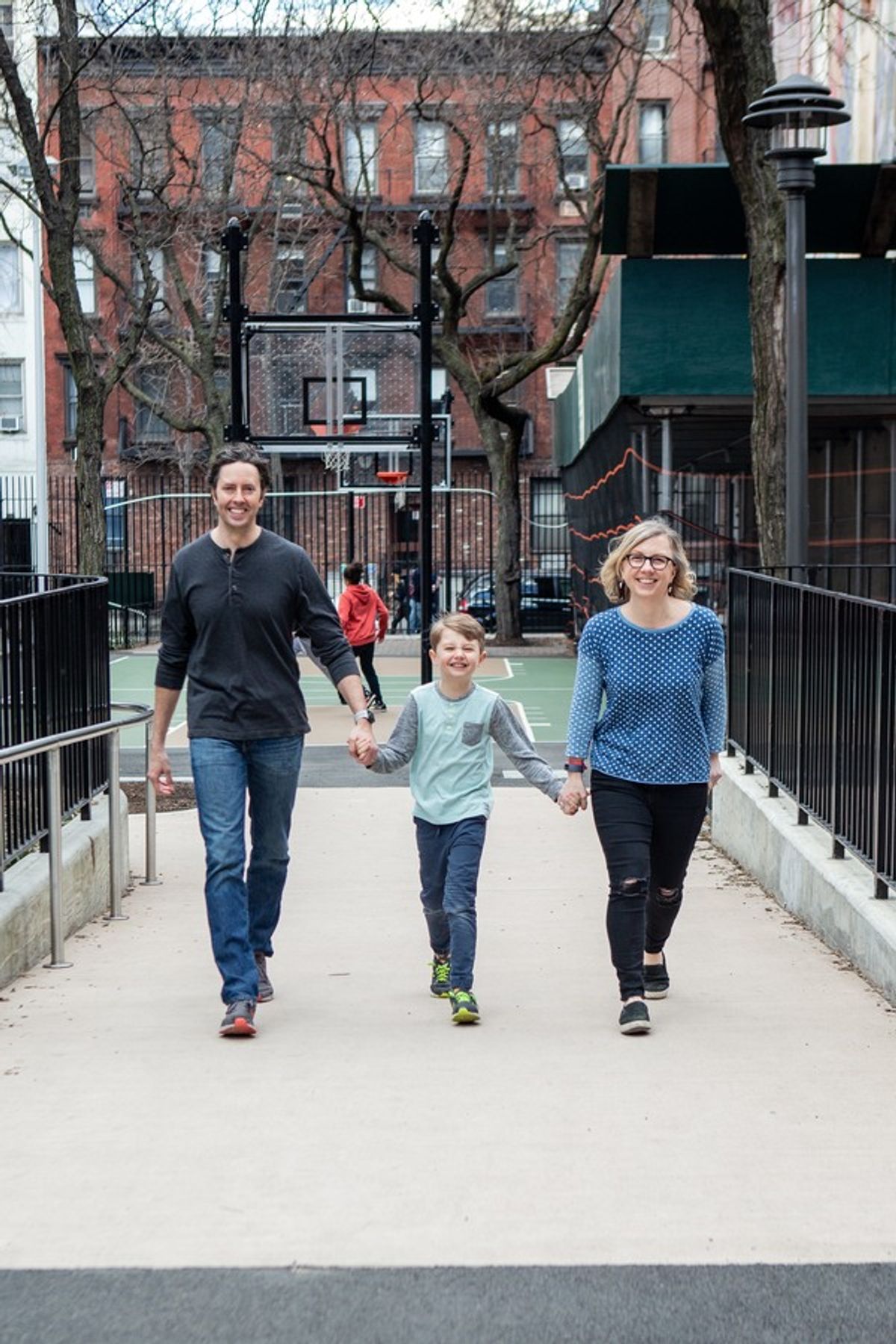 Greg, Connor, and Bridget Mills at 