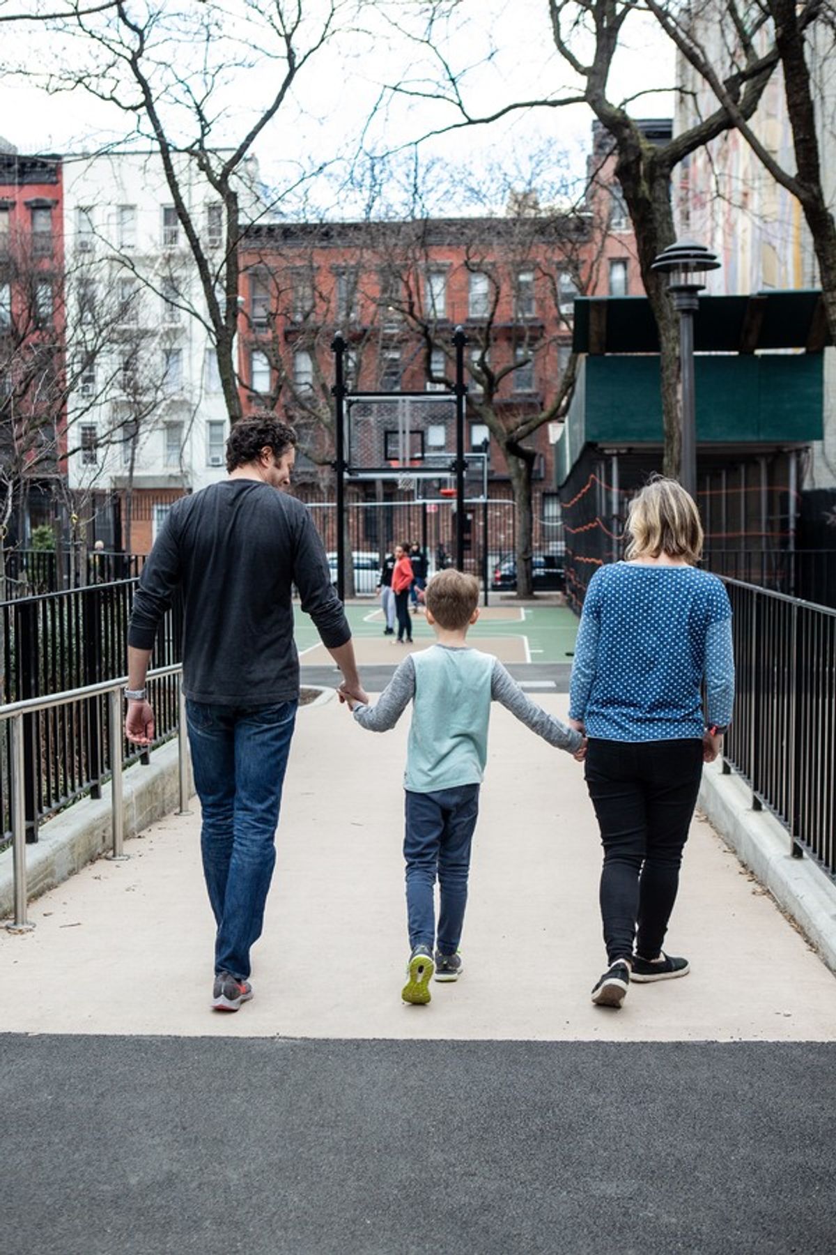 Bridget, Connor, and Greg Mills at 