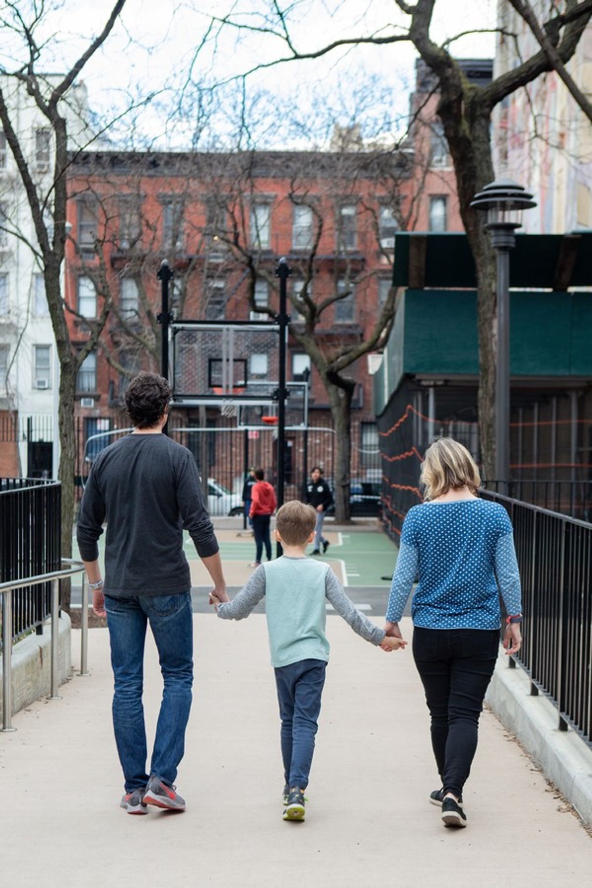 Bridget, Connor, and Greg Mills at 
