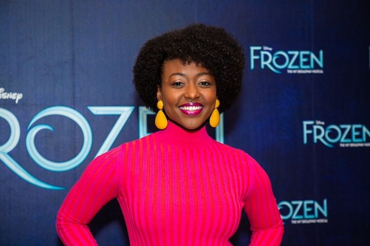 Caissie Levy and Patti Murin at 