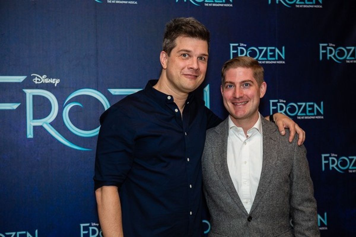 Caissie Levy and Patti Murin at 