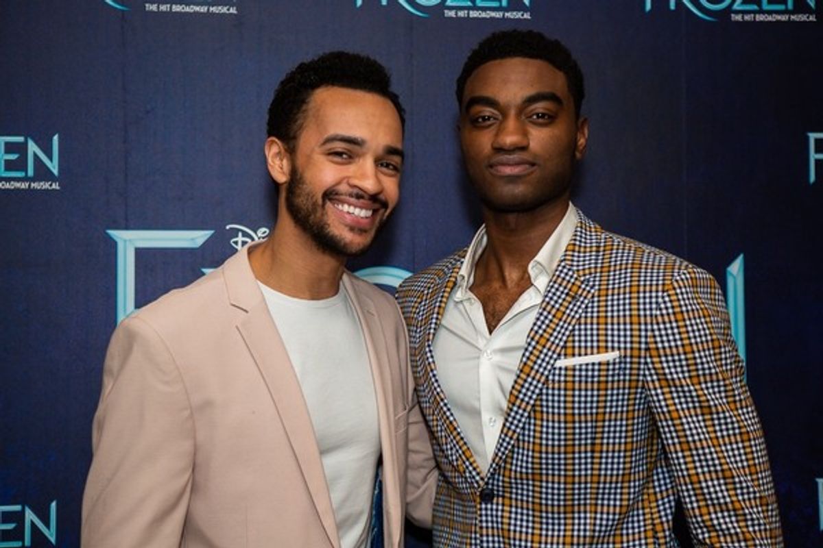 Caissie Levy and Patti Murin at 