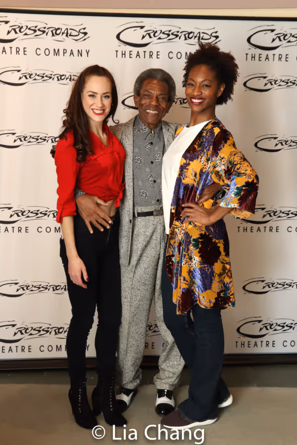 Kaleigh Cronin, Director Andre De Shields and Jenny Laroche Photo