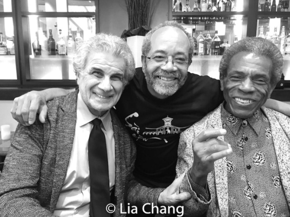 Assistant Director Jim Mirrione, Musical Director Nat Adderley, Jr. and Director Andre De Shields at 