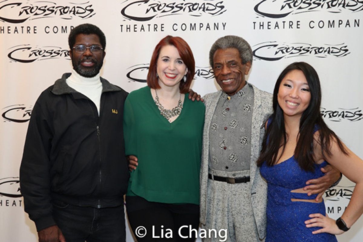 Crossroads Theatre Company Producing Artistic Director Marshall Jones, III, Choreographer Kimberly Schafer, Director Andre De Shields, Associate Producer Kayla Kim Votapek at 