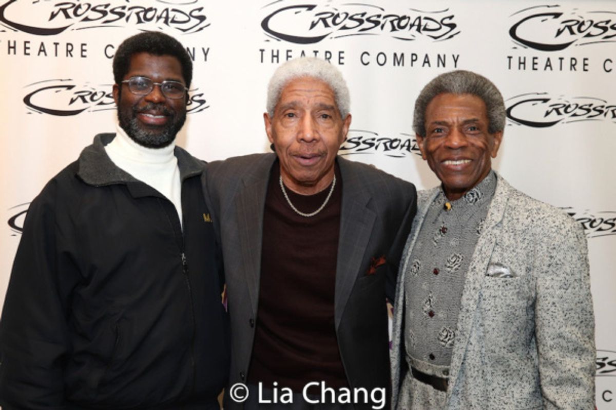 Crossroads Theatre Company Producing Artistic Director Marshall Jones, III, Richard Bell and Director Andre De Shields at 
