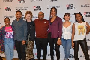 Paige Gilbert, Chris Myers, Marie Botha,Robert O'Haa (Director), Antoinette Crowe-Legacy, Coral Pena and Alfie Fuller @ BroadwayWorld Paige Gilbert, Chris Myers, Marie Botha,Robert O'Haa (Director), Antoinette Crowe-Leg Photo
