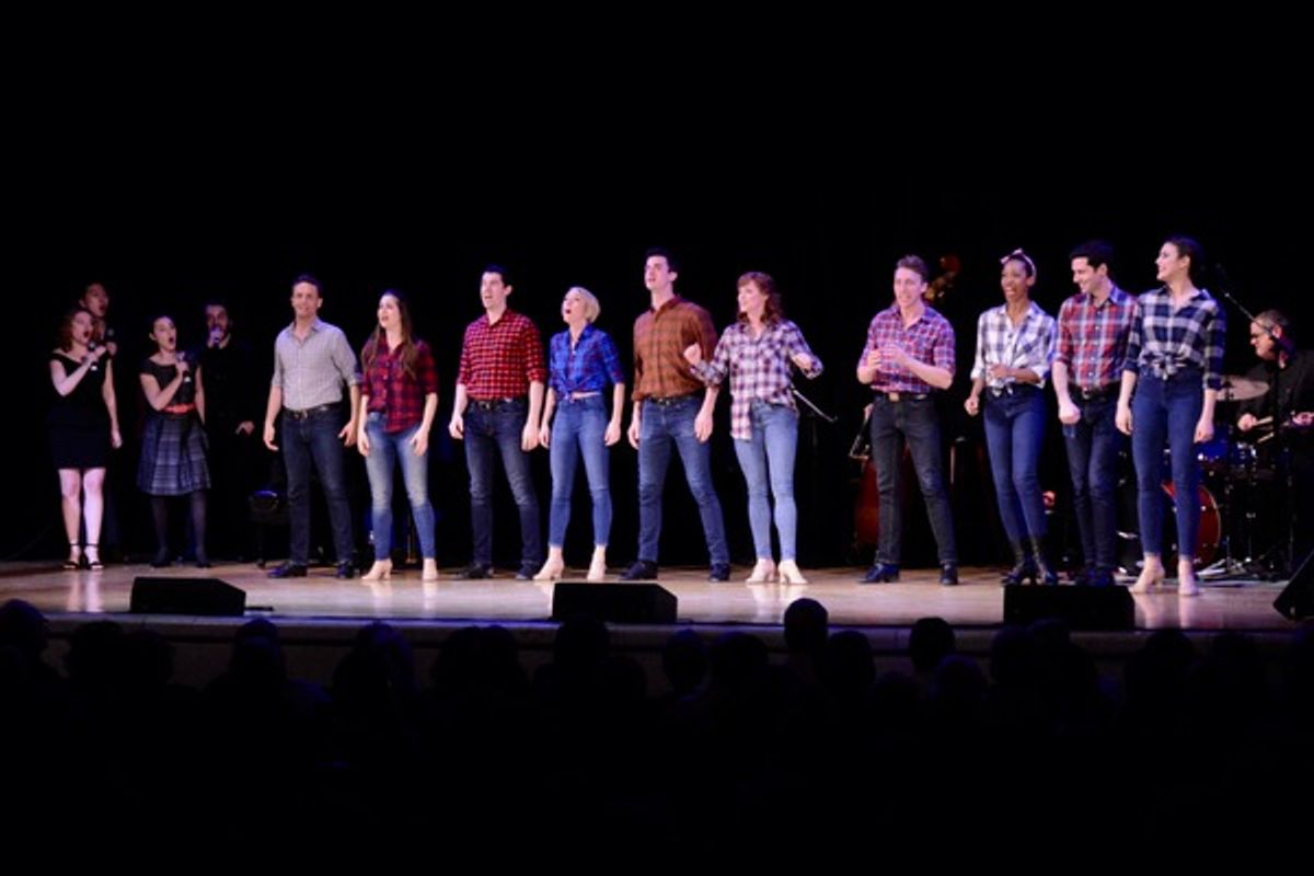 The Broadway By The Year Dacners that includeds-Aaon Burr, Brad Freette, Danny Gardner (Choreographer), Sally Glaze, Bryan Hunt, Brooke Lacy, Kim McClay, Kristyn Pope, Kelly Sheehan and John Wolfe at 