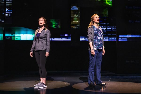 Claire Rankin and Jessica Sherman in DEAR EVAN HANSEN  Photo