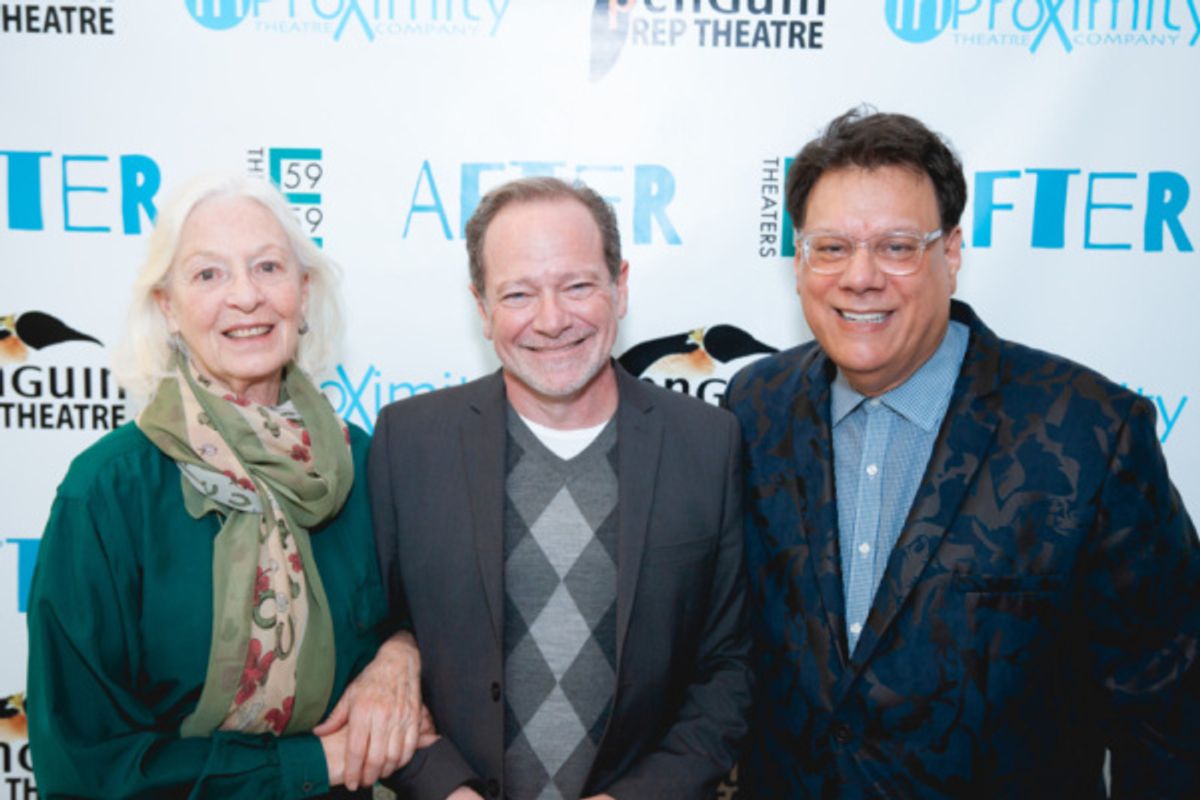 Jane Alexander with AFTER playwright Michael McKeever and director Joe Brancato. Photo credit: NMX Photo at 