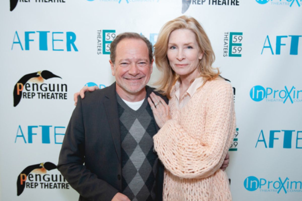 AFTER playwright Michael McKeever with Anna Holbrook. Photo credit: NMX Photo at 