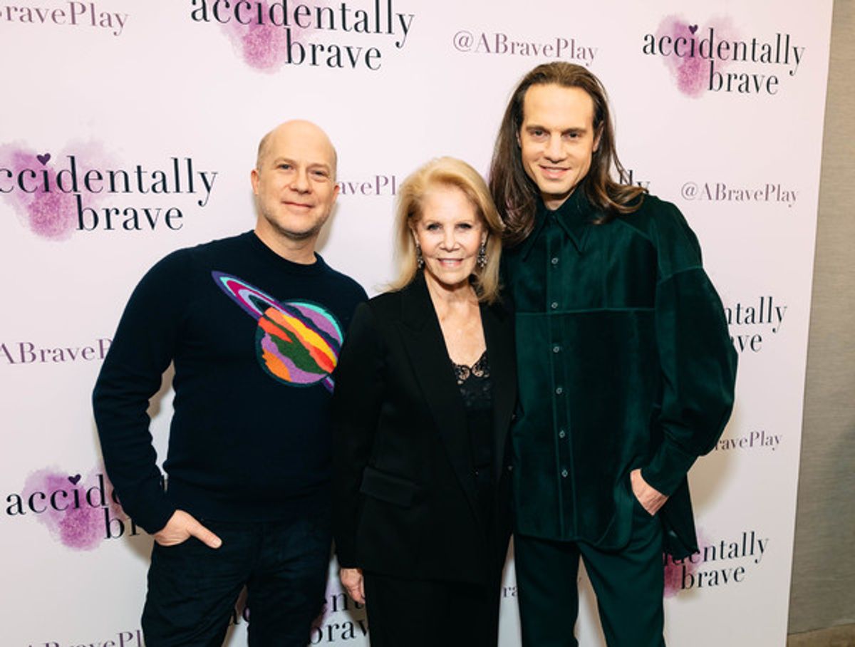 Richie Jackson, Daryl Roth, Jordan Roth at 