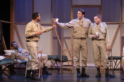 Roy Truman (Kyle Goldman) and Dave Whitson (William Robert Caldwell) visit the Black  Photo