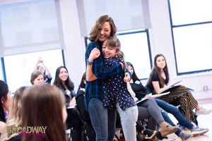 Laura Osnes with Broadway Workshop student @ BroadwayWorld Laura Osnes with Broadway Workshop student Photo