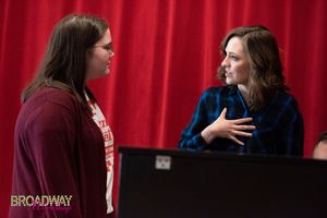  Laura Osnes with Broadway Workshop student Photo