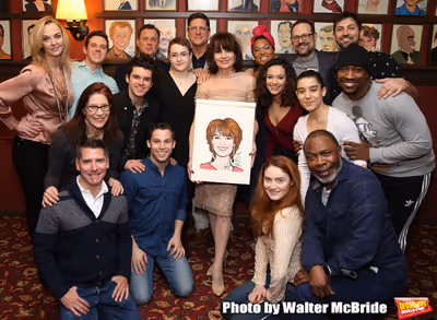 Beth Leavel with the cast and creative team of â€œThe Promâ€ Photo