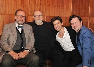 Arthur Salvadore, William Finn, Nick Adams and Max von Essen @ BroadwayWorld Arthur Salvadore, William Finn, Nick Adams and Max von Essen Photo