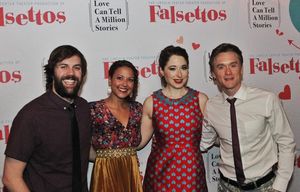 Darick Pead, Melanie Evans, Megan Loughran and Josh Canfield  Photo