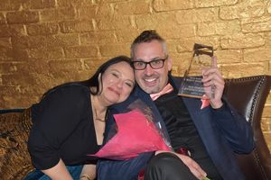 Julie Miller and Ben Cameron @ BroadwayWorld Julie Miller and Ben Cameron Photo