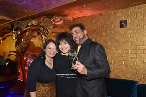 Julie Miller, Lina Koutrkos and Marcus Simeone @ BroadwayWorld Julie Miller, Lina Koutrkos and Marcus Simeone Photo