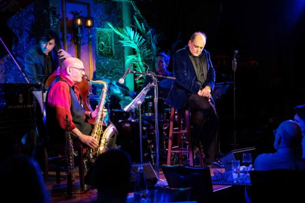 John Minnock with Luann de Lessep at 54 Below on March 16th, 2019 Photo