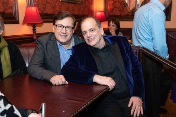 Todd Ellison, Conductor Philadelphia Pops, and John Minnock at 54 Below on March 16th Photo