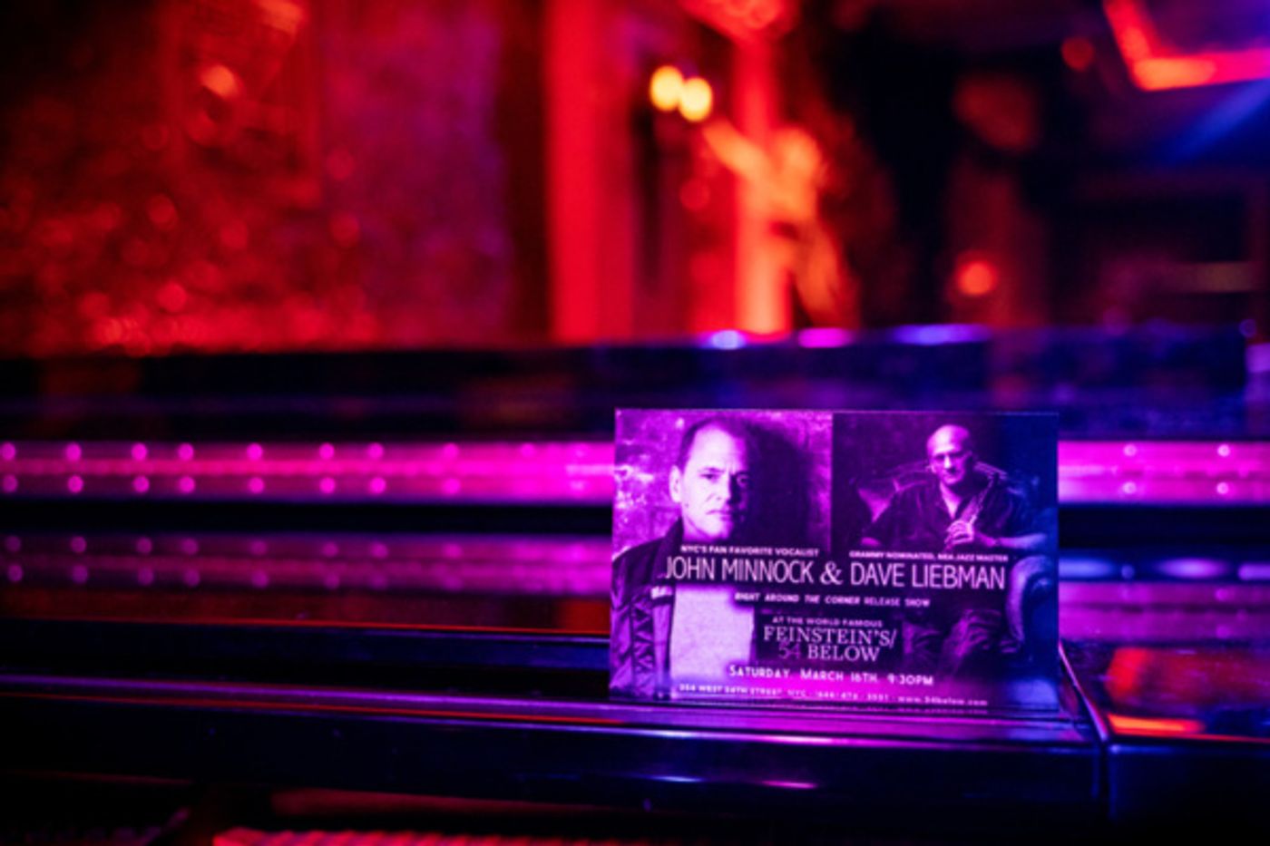 Photo Flash: John Minnock And Dave Liebman Hit the Stage At Feinstein's/54 Below  Image