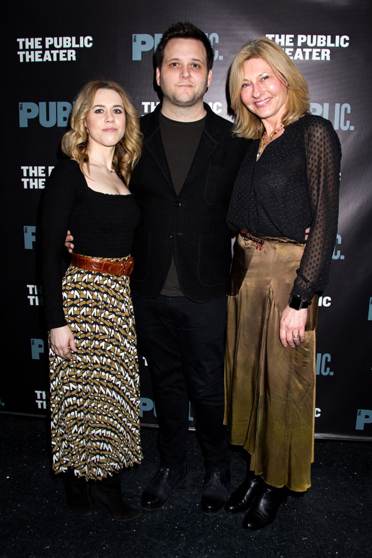 Vanessa Lauren, Derek DelGaudio, Laurie Eustis at 