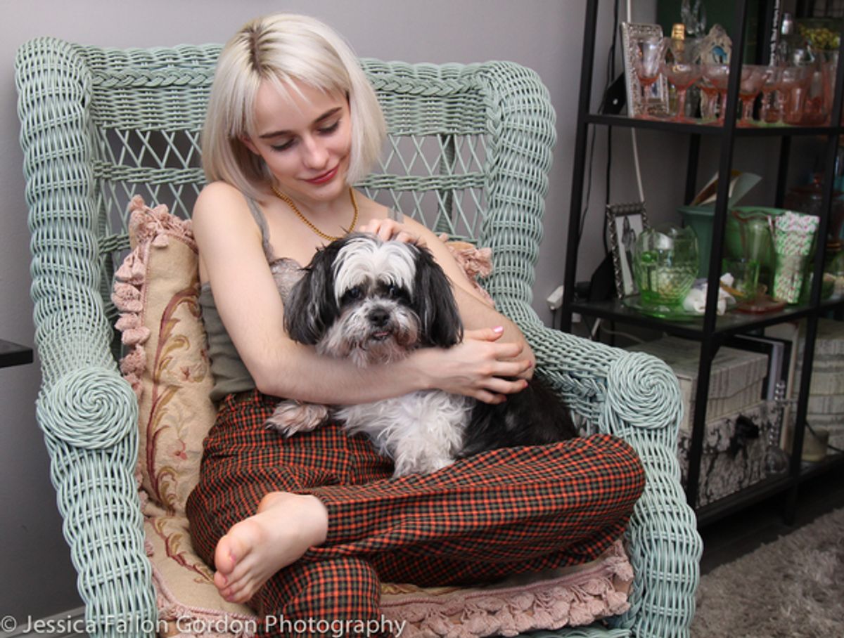Sophia Anne Caruso and Pucci at 