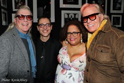 Ron Abel, Mark Hartman, Natalie Douglas, Chuck Steffan Photo