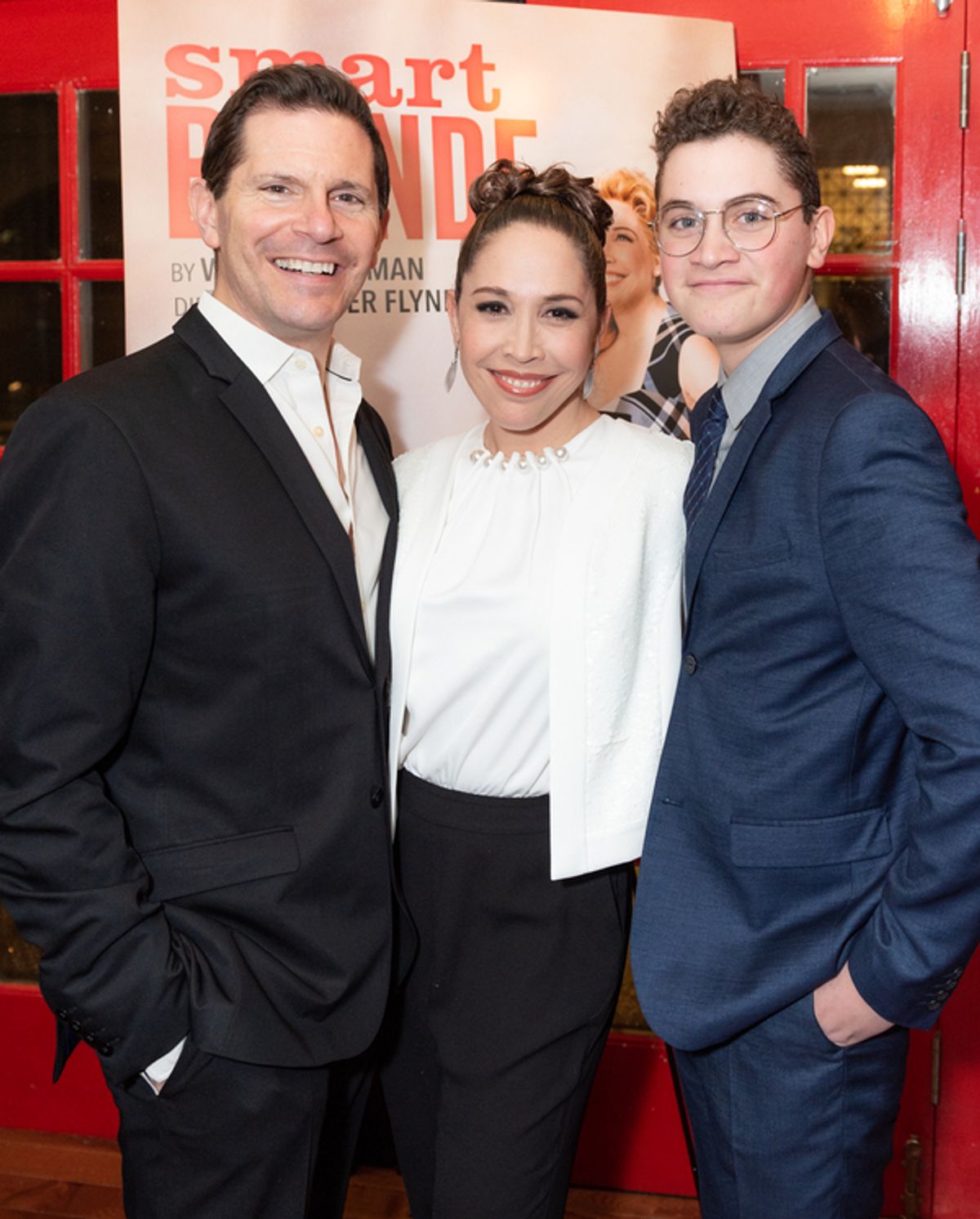 Peter Flynn, Andrea Burns, Hudson Flynn  at 