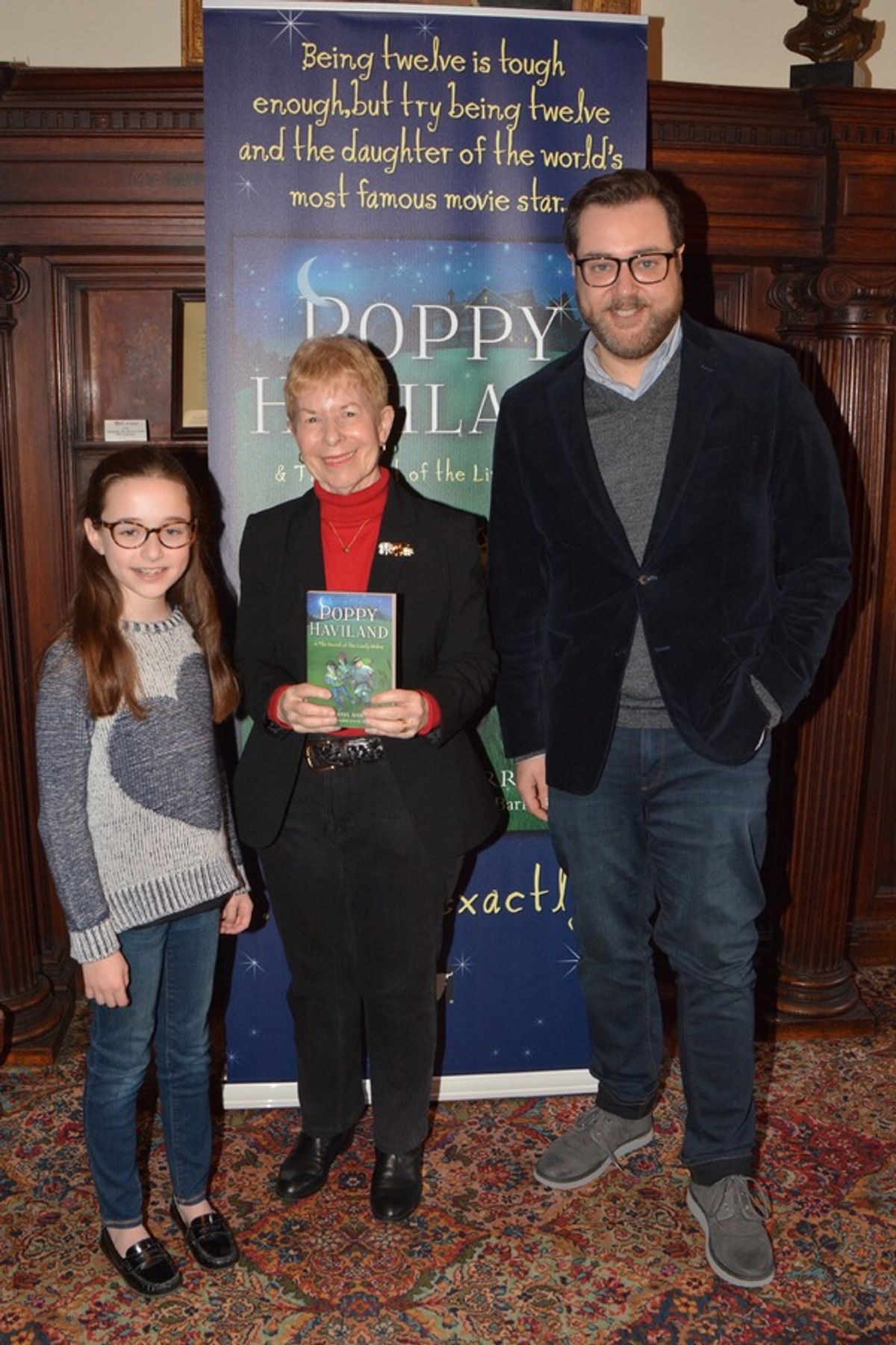 Annabel Lively Barra, Brenda Gelles and Michael Barra at 