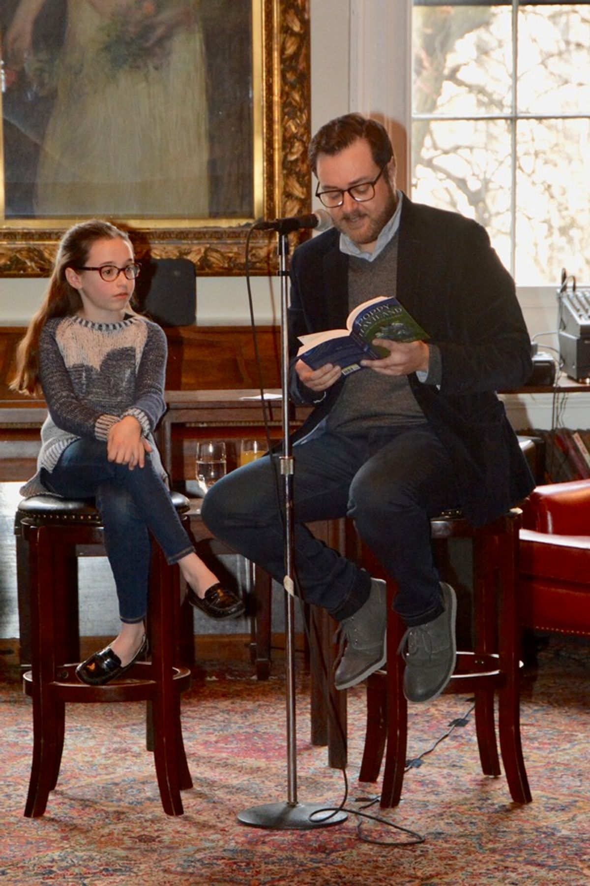 Annabel Lively Barra and Michael Barra at 