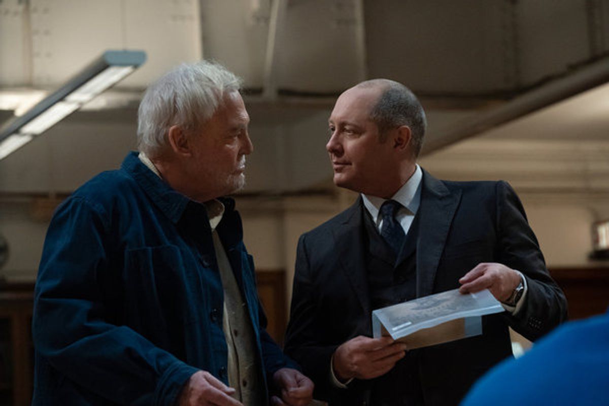  Stacy Keach as Robert Vesco, James Spader as Raymond 'Red' Reddington at 