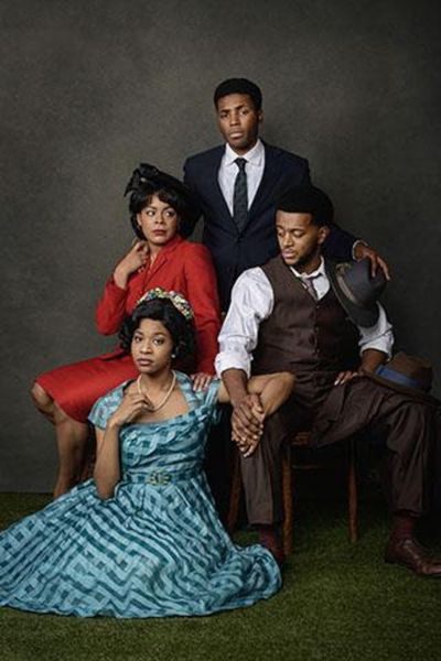 Jalen Gilbert, Cage Sebastian Pierre, Jennifer Latimore and Ayanna Bria Bakari Photo