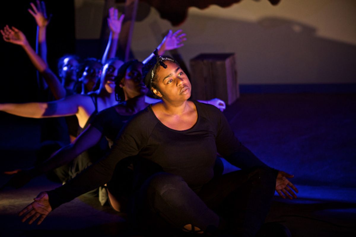 Meagan Dilworth and the cast at 