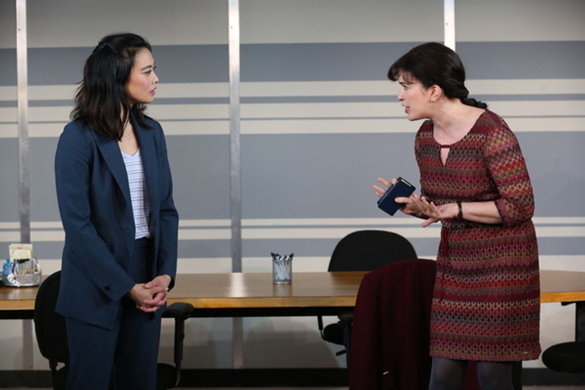 Tiffany Villarin, Megan Hill at 