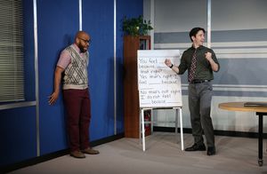 Ugo Chukwu, Justin Long @ BroadwayWorld Ugo Chukwu, Justin Long Photo