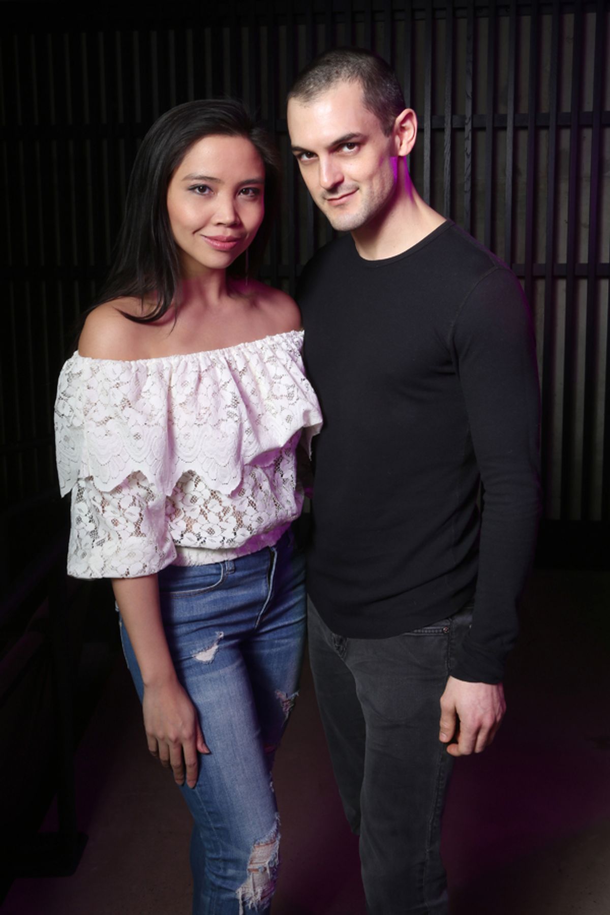 Catherine Ricafort and Wesley Taylor at 