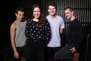 Zachary Infante, Molly Gordon, Colton Ryan and Wesley Taylor Photo