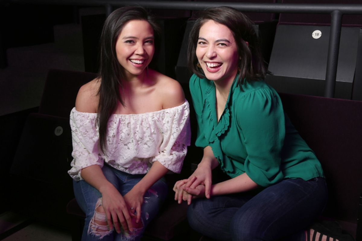 Kim Blanck, Catherine Ricafort at 