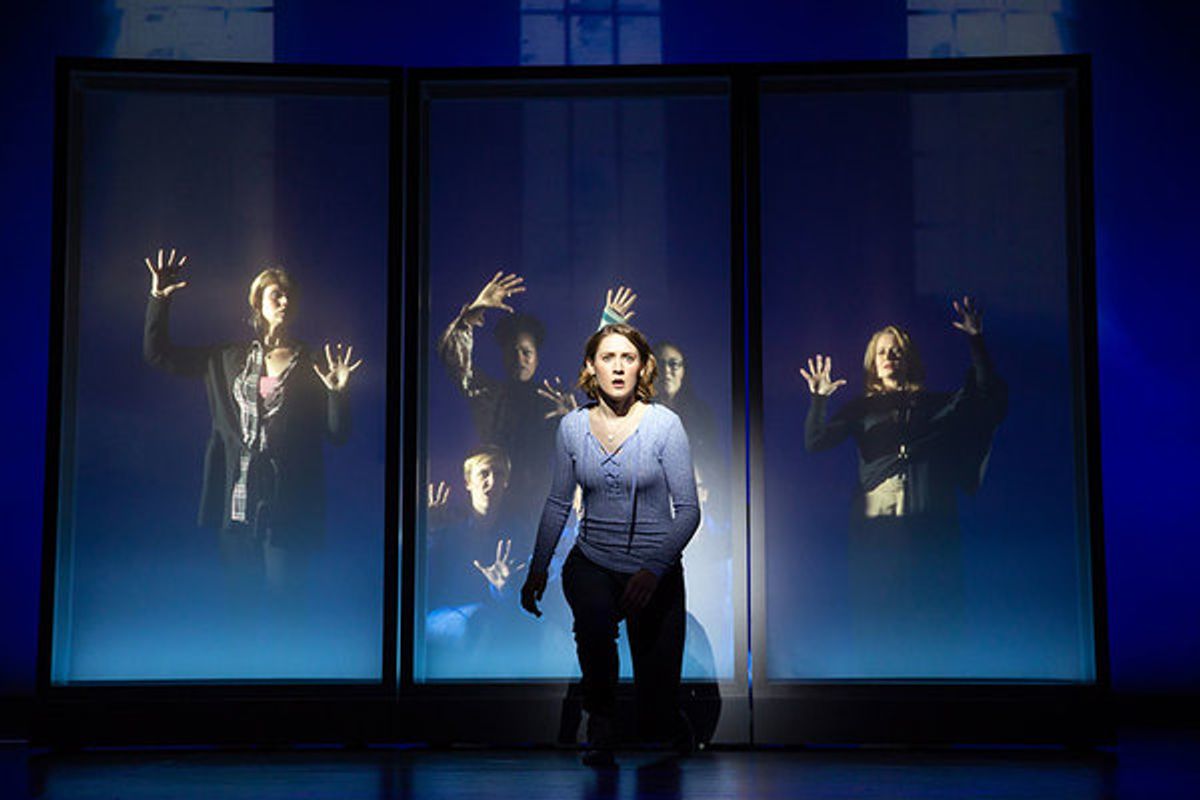 Sophie Hearn as Alice Carter with the cast of Life After at 