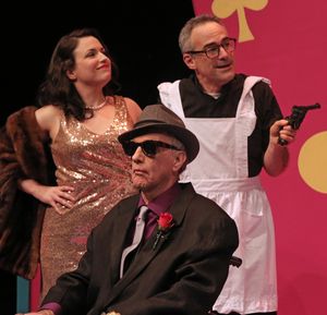 Gusta Johnson as Dominique, Glenn Anders as Uncle Anthony and Mark Rubin as Vinnie Photo