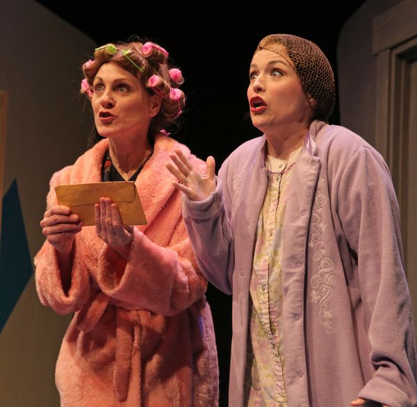 Jen Means as the Landlady and Gusta Johnson Photo