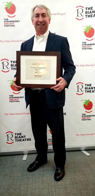 Lloyd Khaner BEST PLAY AWARD for a Full Length Play for LIFE BOAT  Photo Credit: Van  Photo