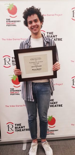 Marcel Werder BEST ACTOR AWARD for WELCOME TO NARNIA  Photo Credit: Van Dirk Fisher Photo