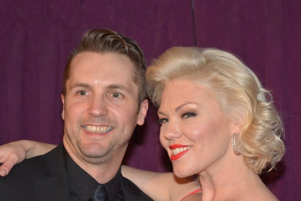 Clint Edwards and Robyn Hurder at 