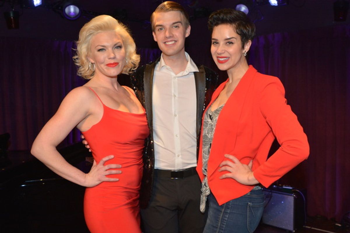 Robyn Hurder, Mark William and Alexandra Silber at 